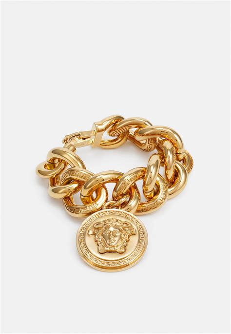 armband gold versace damen|Versace goldtone bracelet.